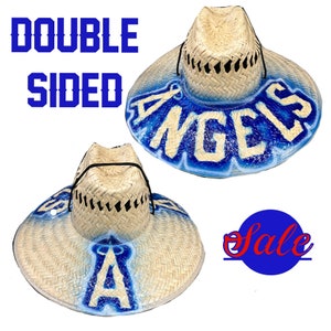 California Angels landscape straw hat