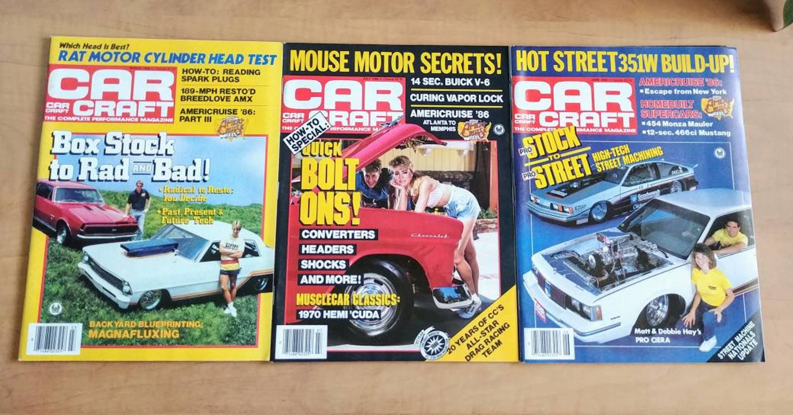 Vintage Car Craft Magazine 1986 12 Números Etsy