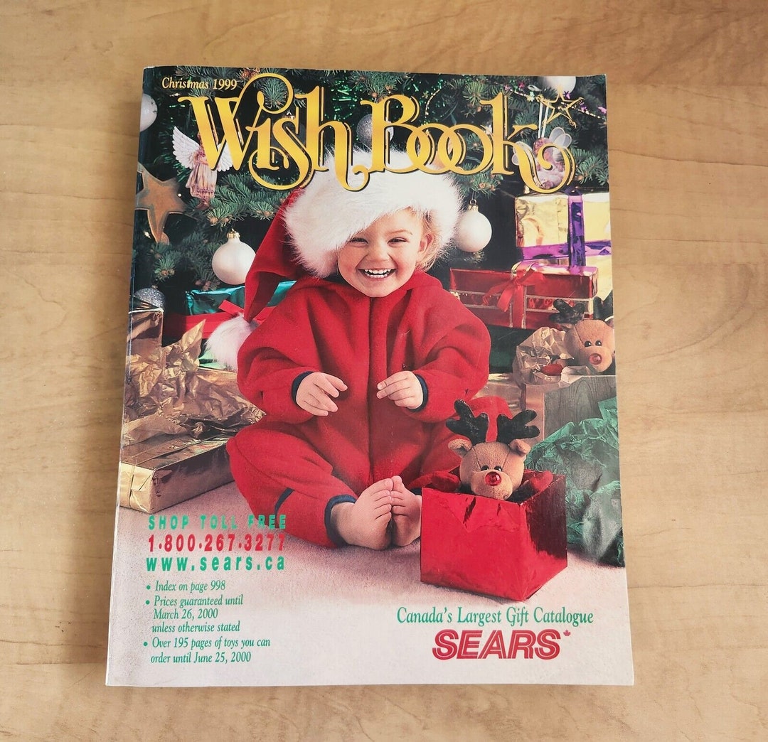 Vintage 1999 Sears Christmas Wishbook Catalogue Canada Nintendo Barbie