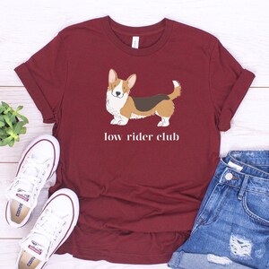 Low Rider Corgi Club Unisex Tee- MULTIPLE COLORS