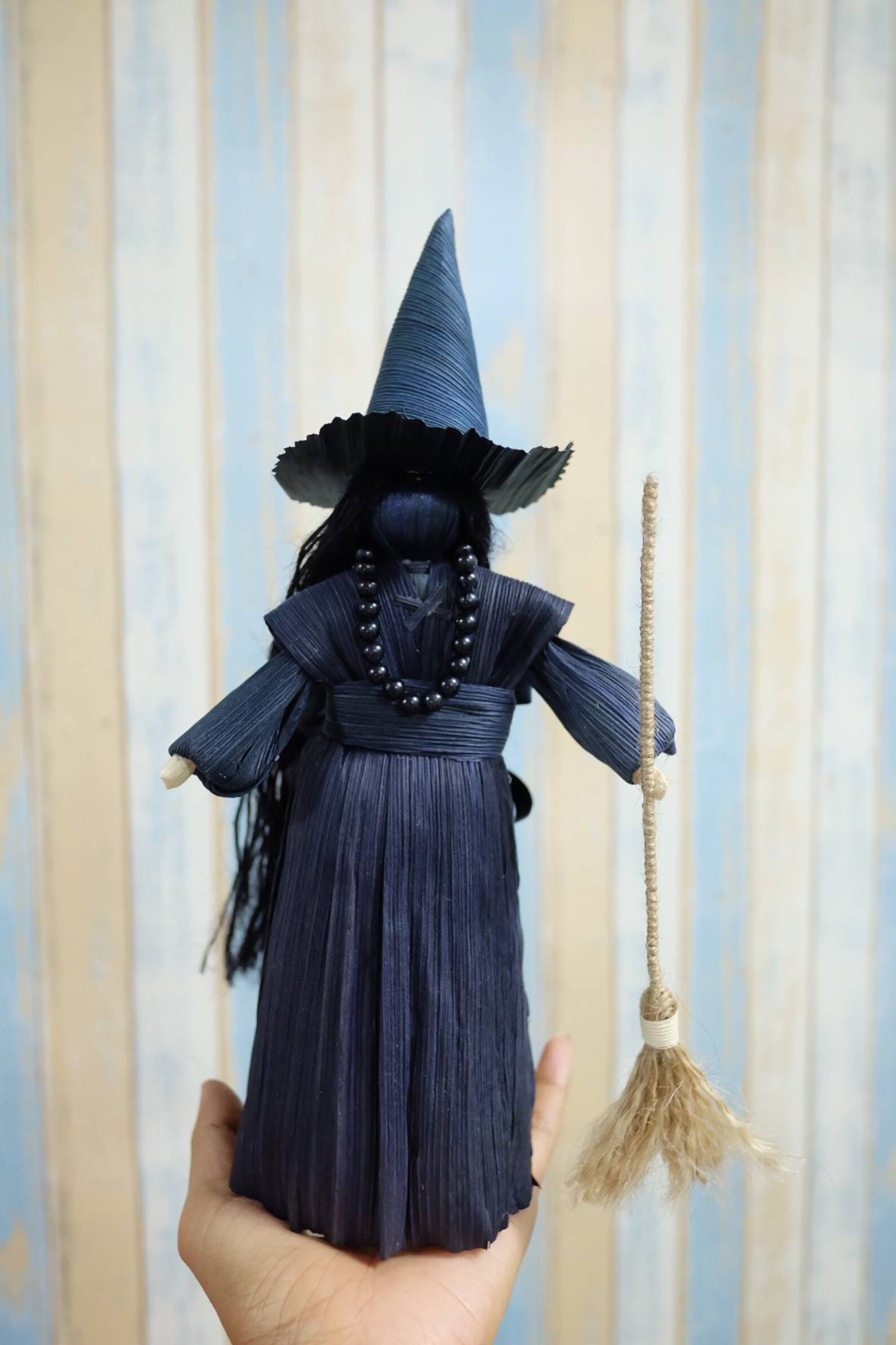 Witch Corn Husk Doll.witch Doll - Etsy UK