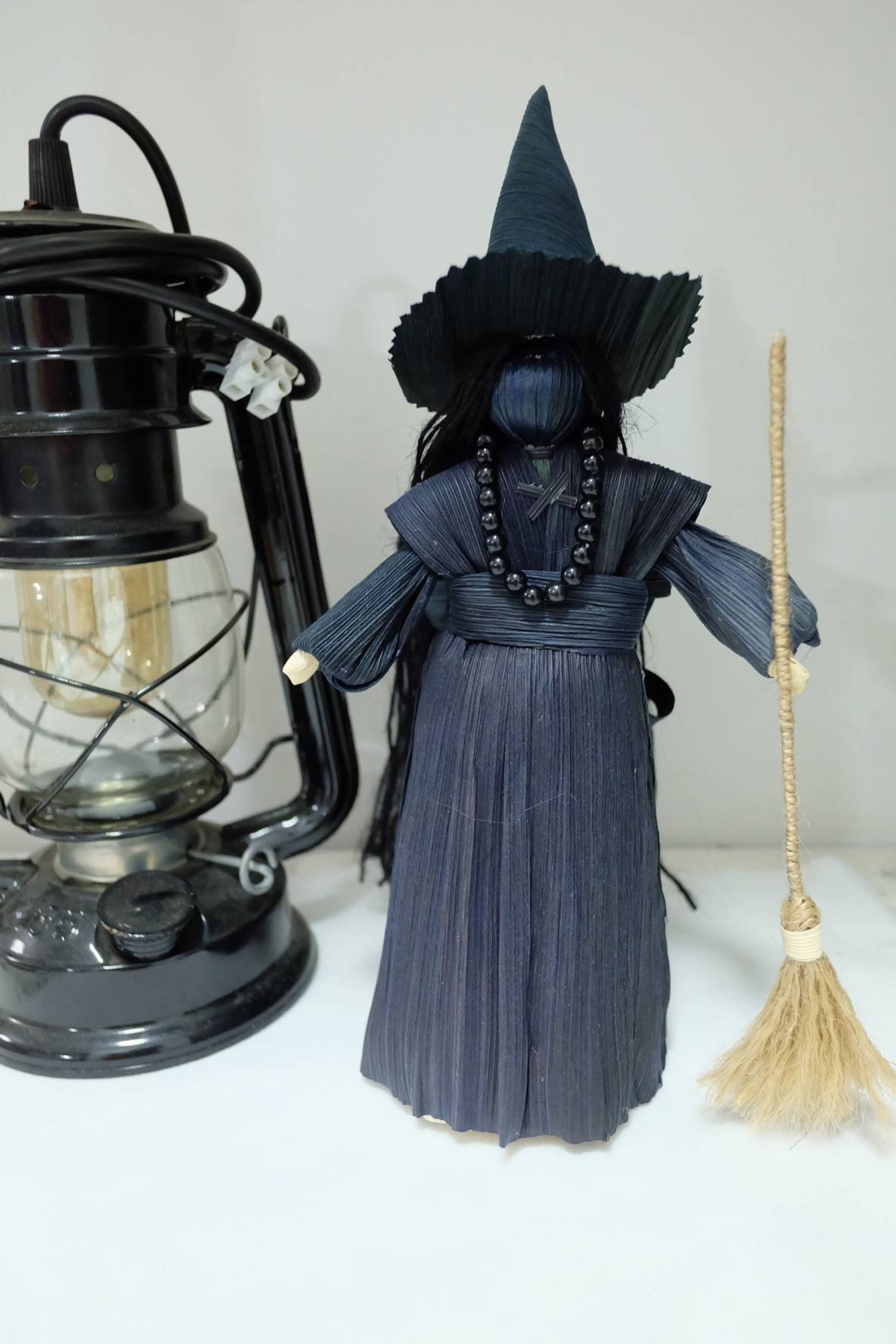 Witch Corn Husk Doll.witch Doll Etsy UK