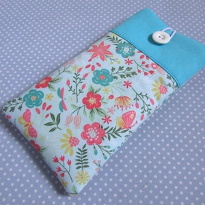 Handytasche Handyhülle Handysocke Wunschmaß Blumen