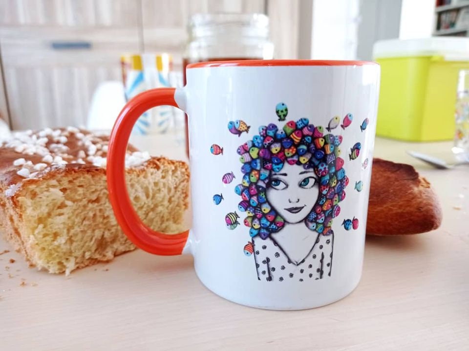 Mug Dame Poissons