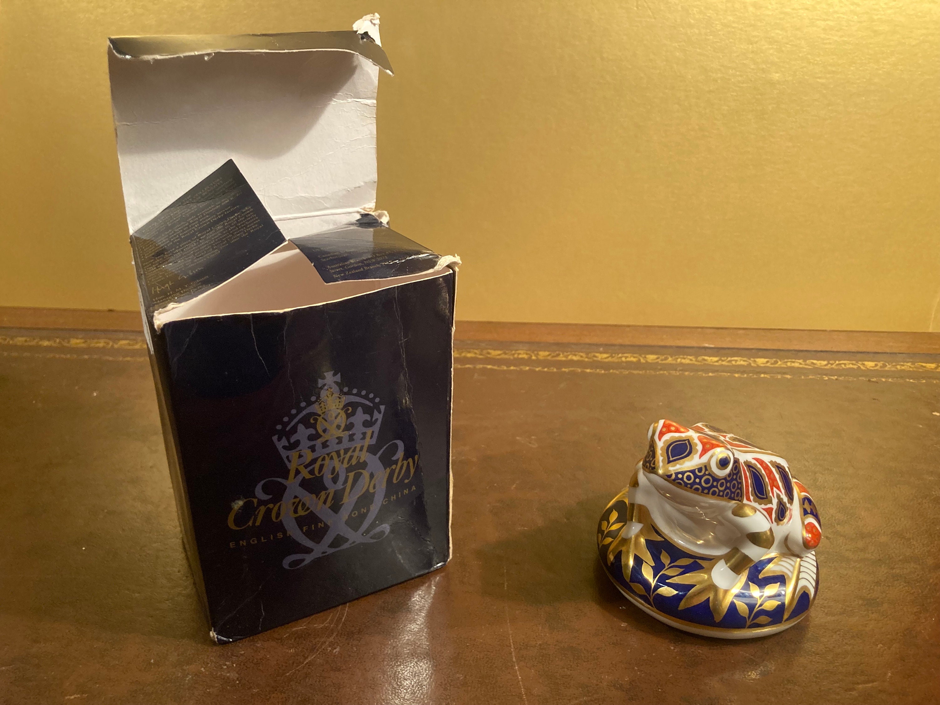 Beautiful Vintage Royal Crown Derby Puffin, Frog, Baby Rowsley Rabbit ...