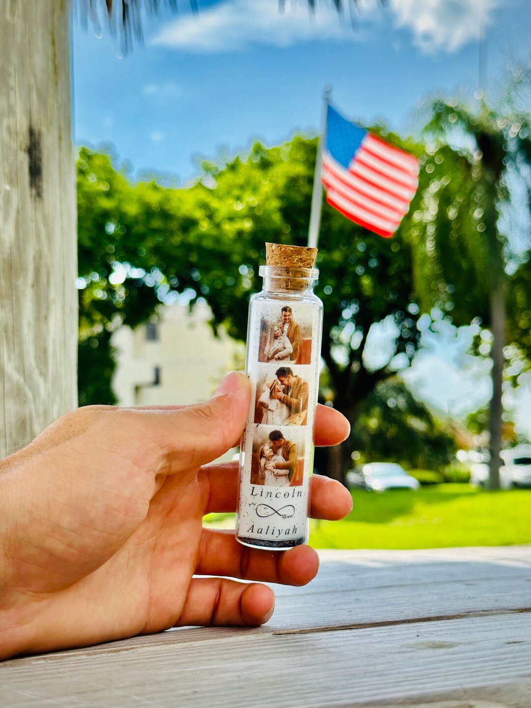 Personalized Photo Bottle for Girlfriend Dad Birthday Etsy