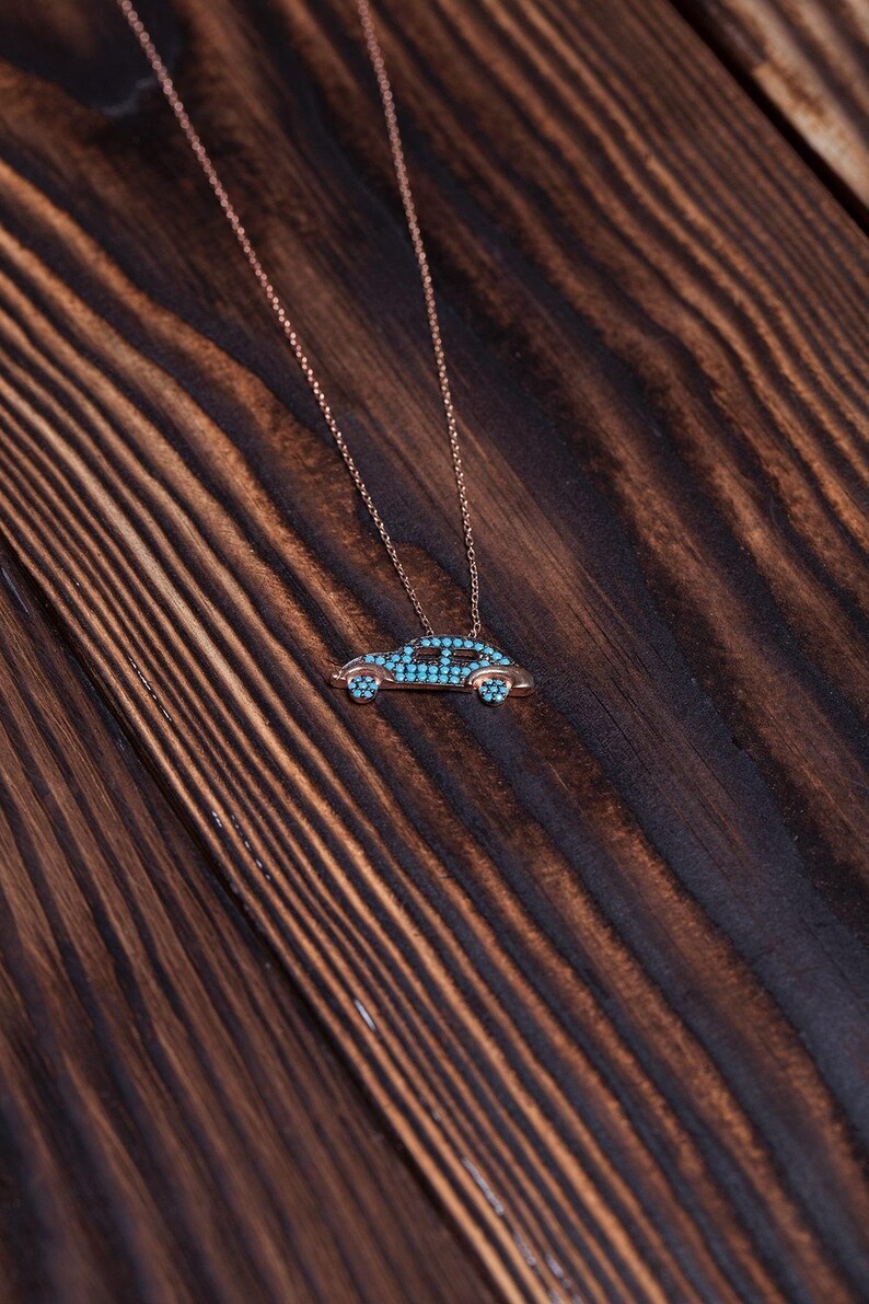 Turkish Sterling Silver Necklace l Gift for Her Automobile Necklace Gifts