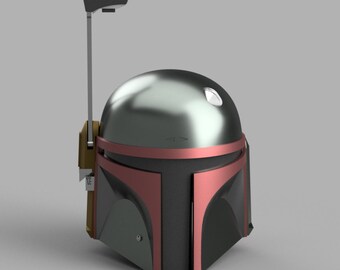 Boba Fett ROTJ Helmet Mandalorian Bounty Hunter 3D Printable STL Files Cosplay Costume Star Wars Props Adults Unisex Kids Children