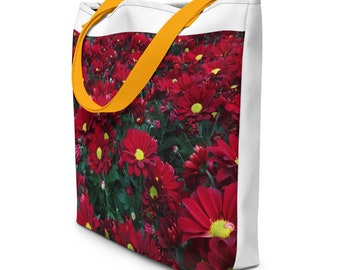 Antonio Corneal | Beach Bag | Tote | Handbag | Red Flowers | Flora | Sea | Pool