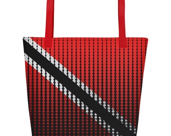Antonio Corneal | Beach Bag | Tote | Handbag |  Sea | Pool | Trinidad and Tobago Flag | Graphic Art