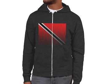 Antonio Corneal | Unisex Premium Hoodie Sweater Jacket | Trinidad and Tobago Flag | Zip-Up | Pull-Over | Winter | Spring | Fall