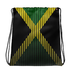 Antonio Corneal | Drawstring bag | Backpack | Pull-string | Trinidad and Tobago | Flag | Graphic Art | Mens | Womens | Kids | Gym | Hike