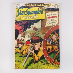 1951 Star Spangled No. 113 Vintage Pre-Code Comic Book –DC Comics Frank Frazetta
