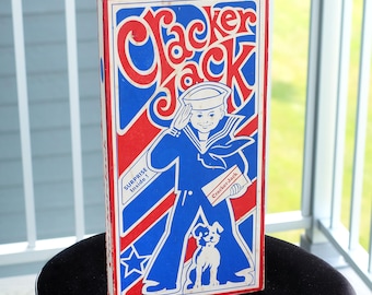 Unusual Cracker Jack Advertising Store Window Display Box – Vintage 1960s
