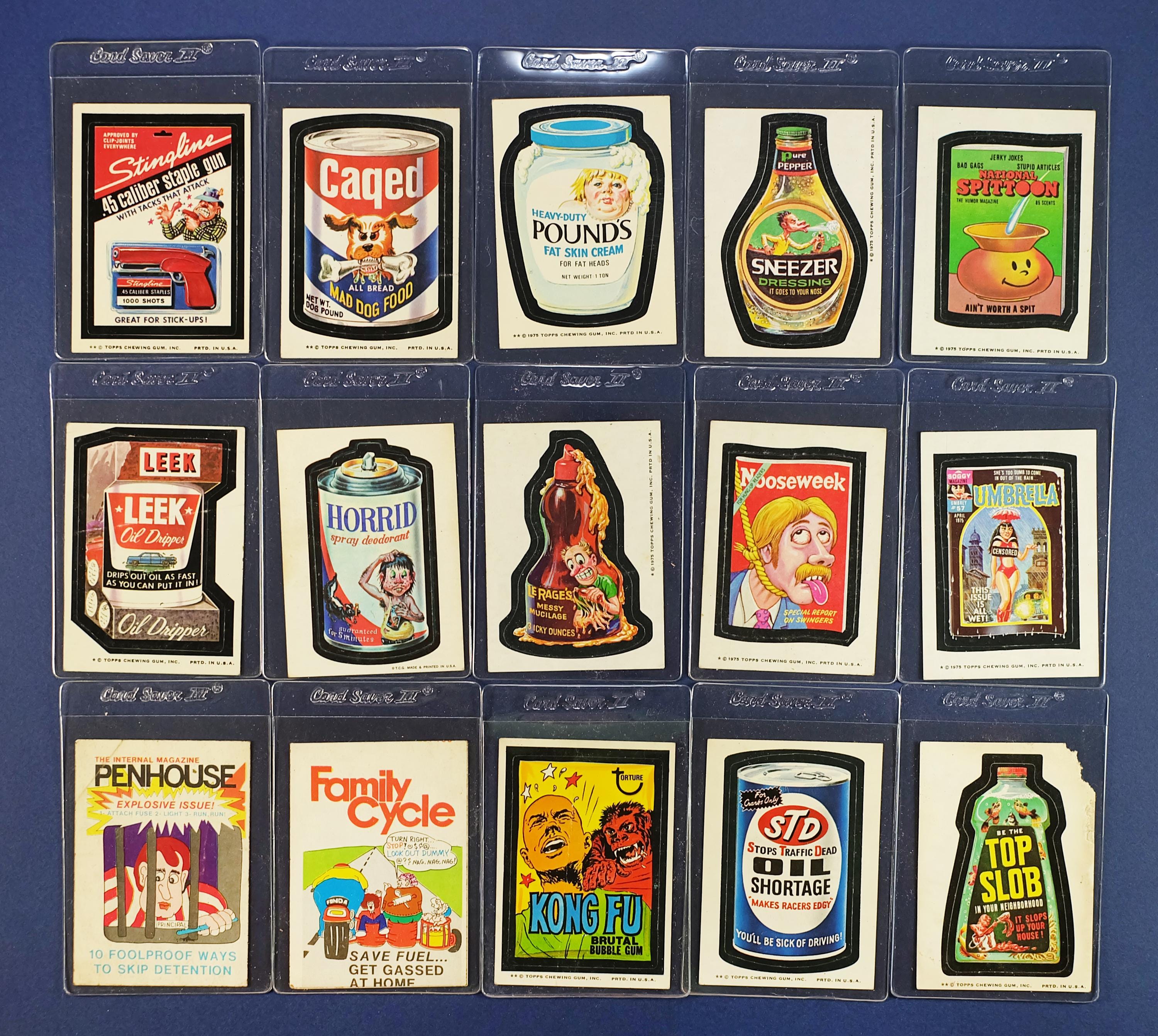Vintage Topps Wacky Packages Stickers \