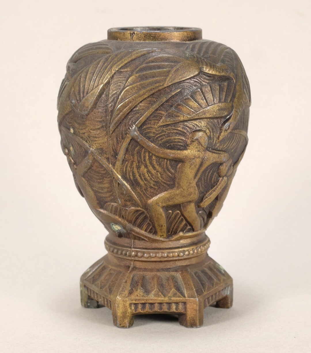 1930s Antique Vantines Art Deco Incense Burner Made in Etsy