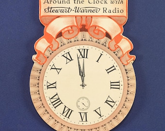 1925 Stewart-Warner Radio Vintage Advertising Booklet Catalog – Around the Clock