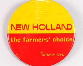 New Holland Farm Equipment Vintage reclamespeldbutton jaren 60/70