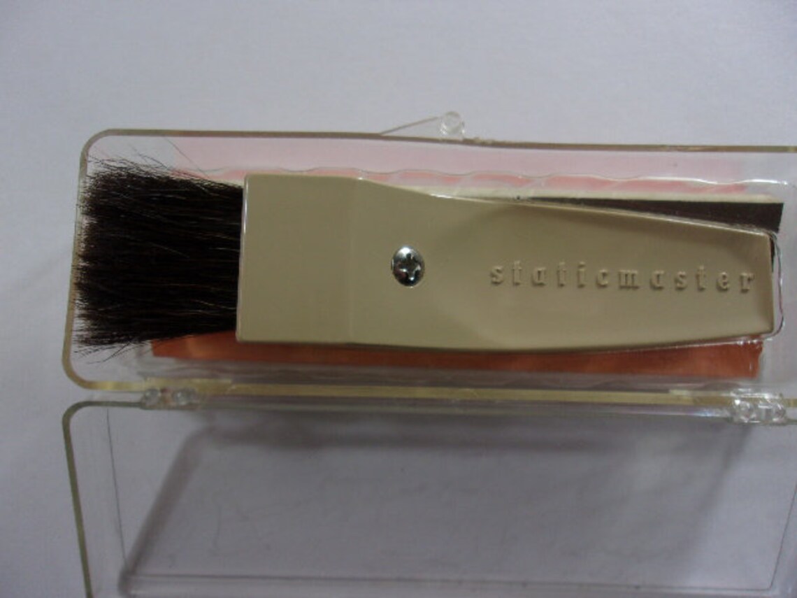 Vintage Staticmaster Brush 1973 With Case and Instructions Etsy