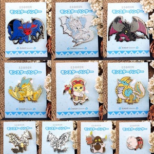 Monster Hunter World - MHW Iceborne - Hard Enamel Pin