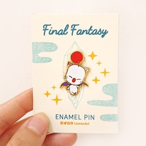 Final Fantasy Moogle - Hard Enamel Pin