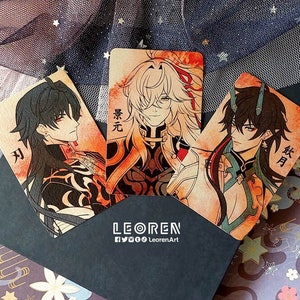 Honkai Star Rail - Xianzhou Luofu Boys - mini print / photocard