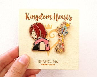 Kingdom Hearts - Kairi + Keyblade - Hård emaljnål