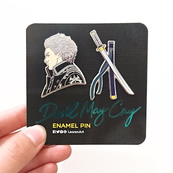 Devil May Cry - Vergil feat. Yamato - Hard Enamel Pin