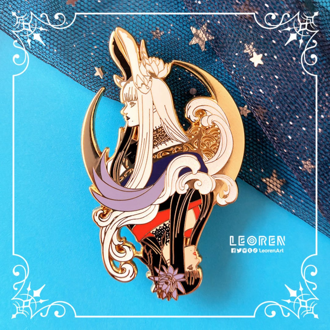Final Fantasy XIV / FFXIV - Yotsuyu X Tsukuyomi - Hard Enamel Pin