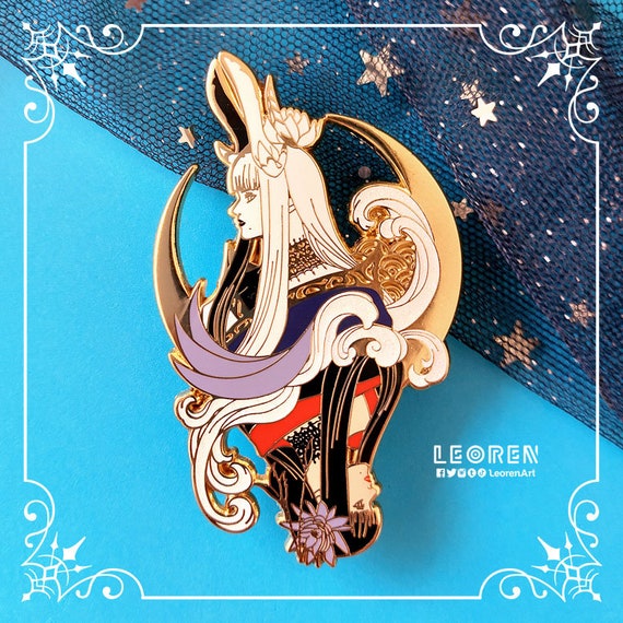 Final Fantasy XIV / FFXIV Yotsuyu X Tsukuyomi Hard Enamel Etsy