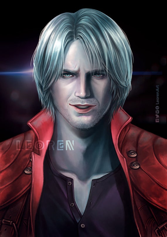 Dante From Devil May Cry Art Print 