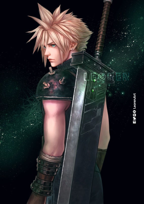 Final Fantasy VII Remake / FF7R Art Print / Poster 