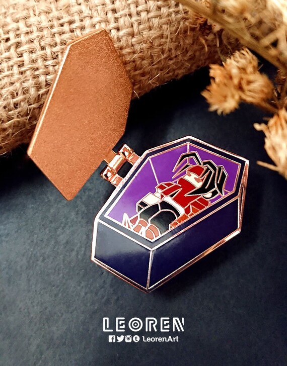 FF7 - Vincent Coffin - Hard Enamel Pin - Etsy