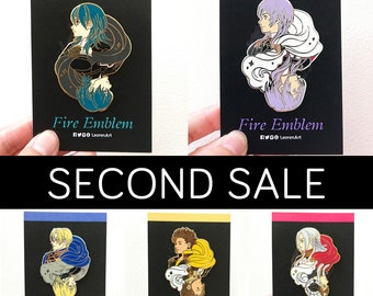 SECONDS / B-GRADE sale - Fire Emblem Three Houses - FE3H - Dimitri, Edelgard, Claude, Byleth, Yuri - hard enamel pin