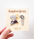 Kingdom Hearts - Riku + Keyblade - Hard enamel pin product logo