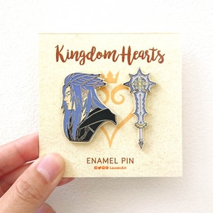 Kingdom Hearts - Saix + Keyblade - Hard enamel pin