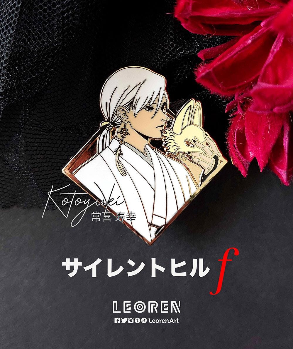 SILENT HILL f ピンバッジ Silent Hill F - Hard Enamel Pin - Etsy