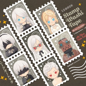 Nier Automata - Stempel Washi Tape