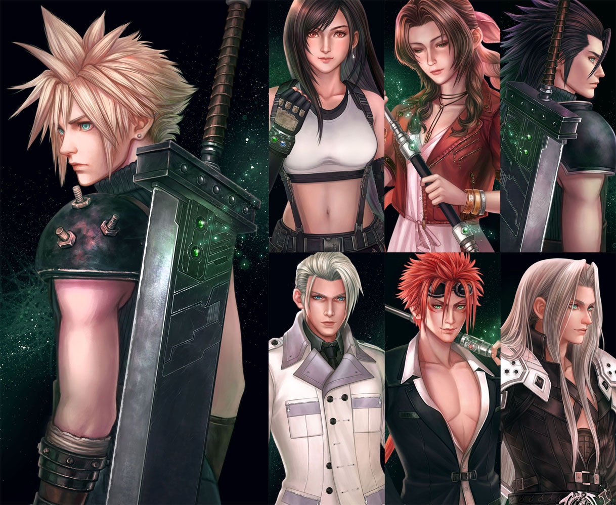 Final Fantasy VII Remake / FF7R Art Print / Poster 