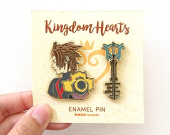 Kingdom Hearts - Terra + Keyblade - Hard enamel pin