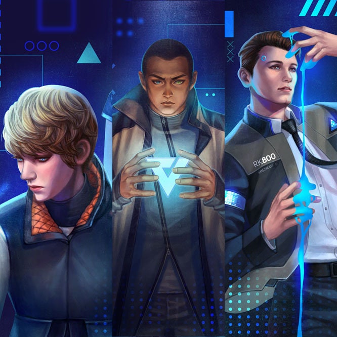 connor - detroit: become human Jugay - Illustrations ART street