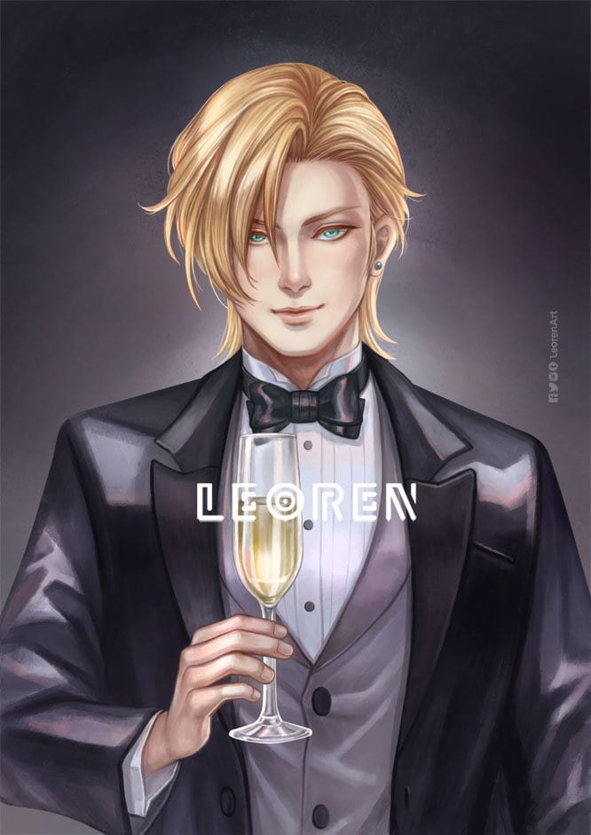 Banana Fish Print Ash Lynx In Tuxedo Etsy