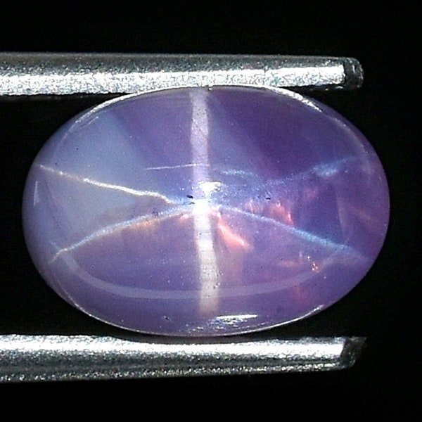 Rare 100% Natural 6 Sharp Rays Pink Sapphire Star 6X8.6 MM Unheated & Untreated Sri Lankan Star Sapphire From Ceylon For Jewelry Make BS-214