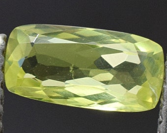 2.48 Cts Beautiful Natural Chrysoberyl Cut With Amazing Luster 6.5X7.5 MM Neon Green Chrysoberyl Faceted Gemstone Making For Jewelry CC-003
