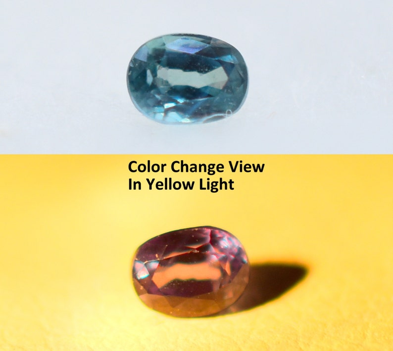 Natural Alexandrite 2.3X3 MM With Amazing Color Changing AAA Quality Oval Shape Rare Alexandrite Loose Gemstone Making For Jewelry LX-12