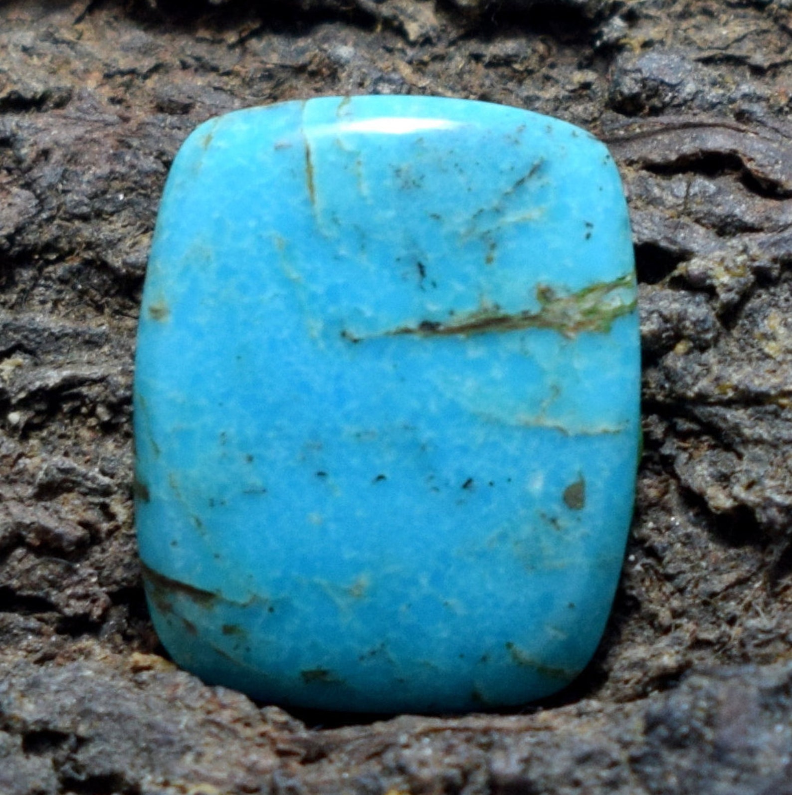 100 Natural Arizona Turquoise 10.50 Carat 16X19 MM Arizona Etsy