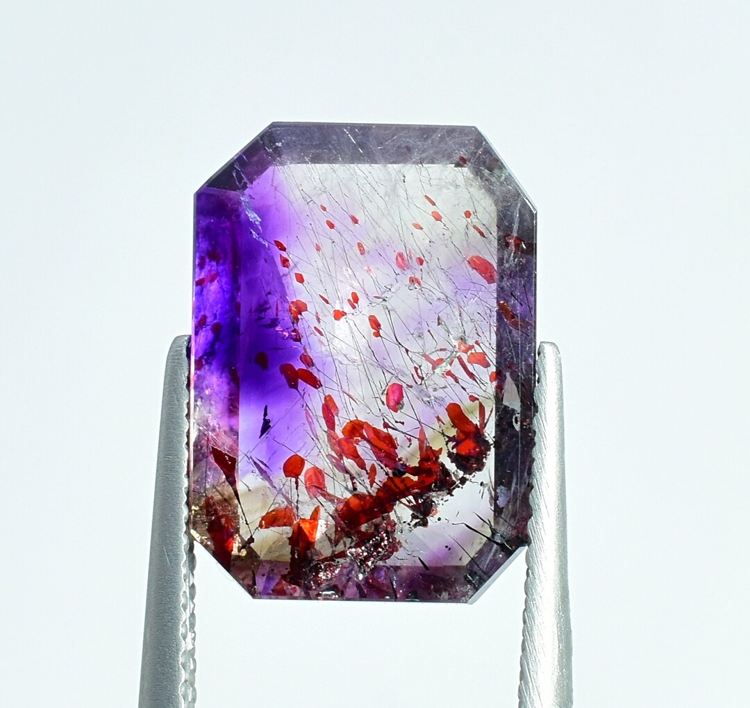 Top Quality !..SUPER SEVEN..! Gemstone With Amazing 7 Crystals Healing ...