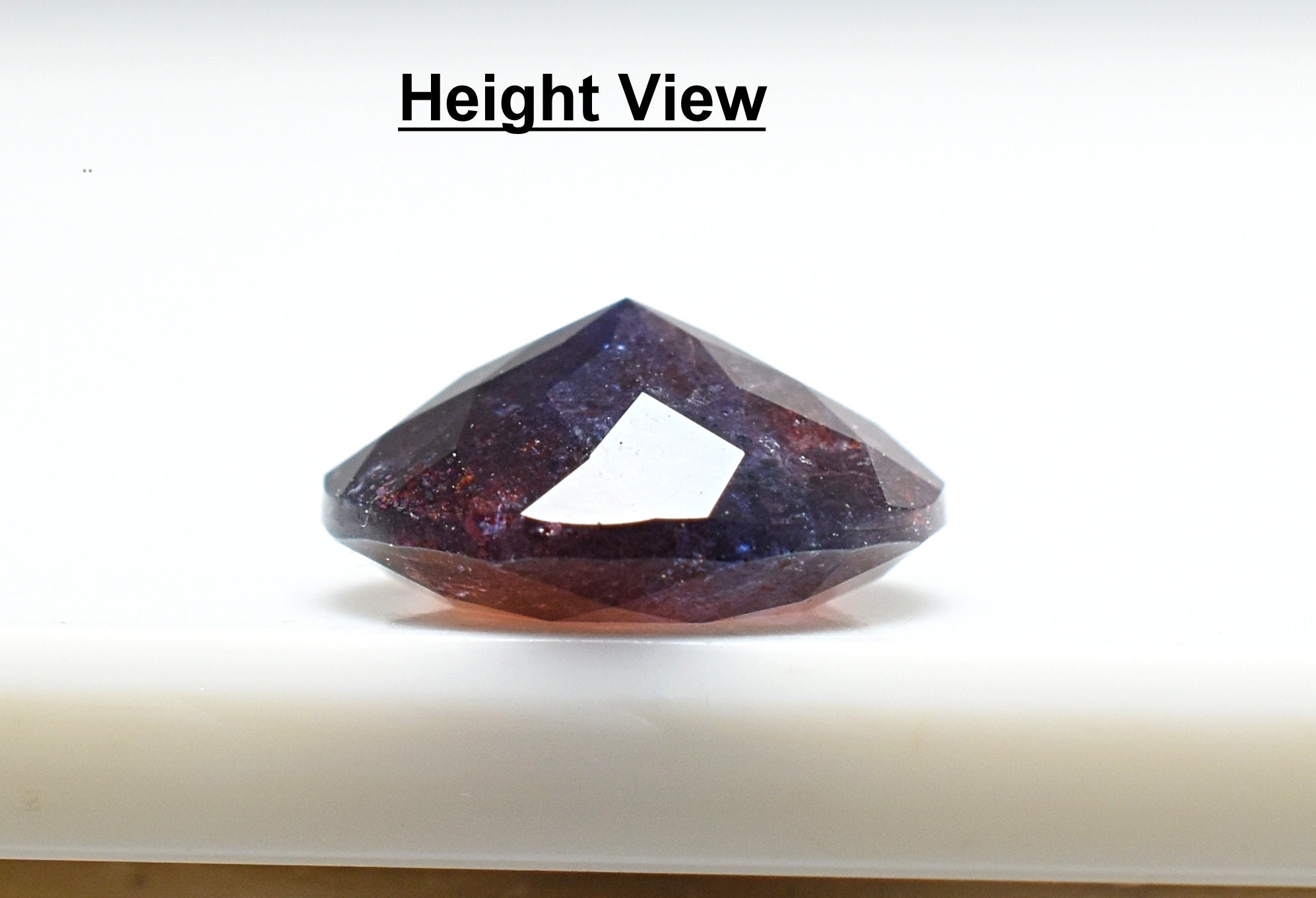 英7” The Crystalites Biafra BI510 Big Shot /00050 Top Quality 13.5 MM Bloodshot Iolite Sunstone Round With