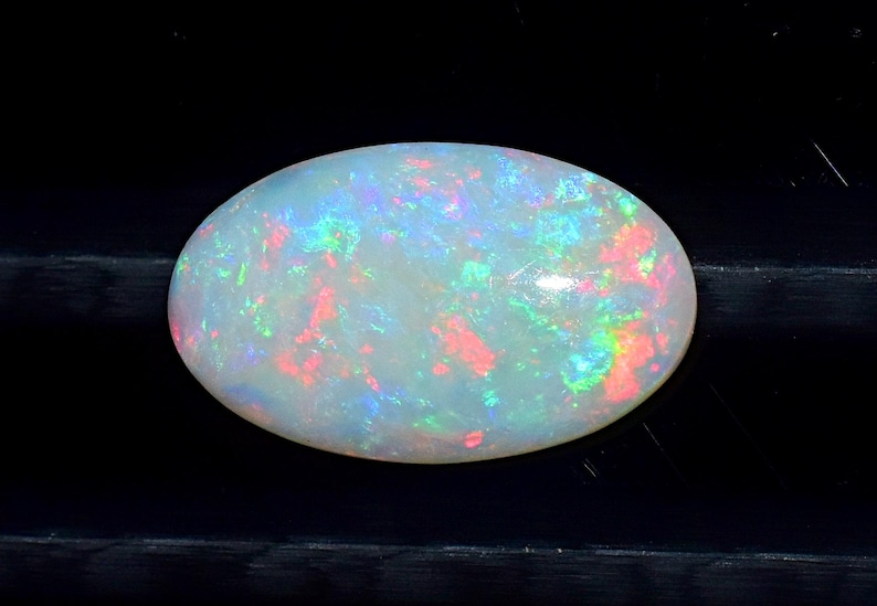 Lightning Ridge Australian Opal With Colourful Multi Fire 9x15 MM ...