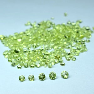 Natural Chrysoberyl Cut AA Quality Gemstone Calibrated Size Round Shape Faceted Free Shipping
